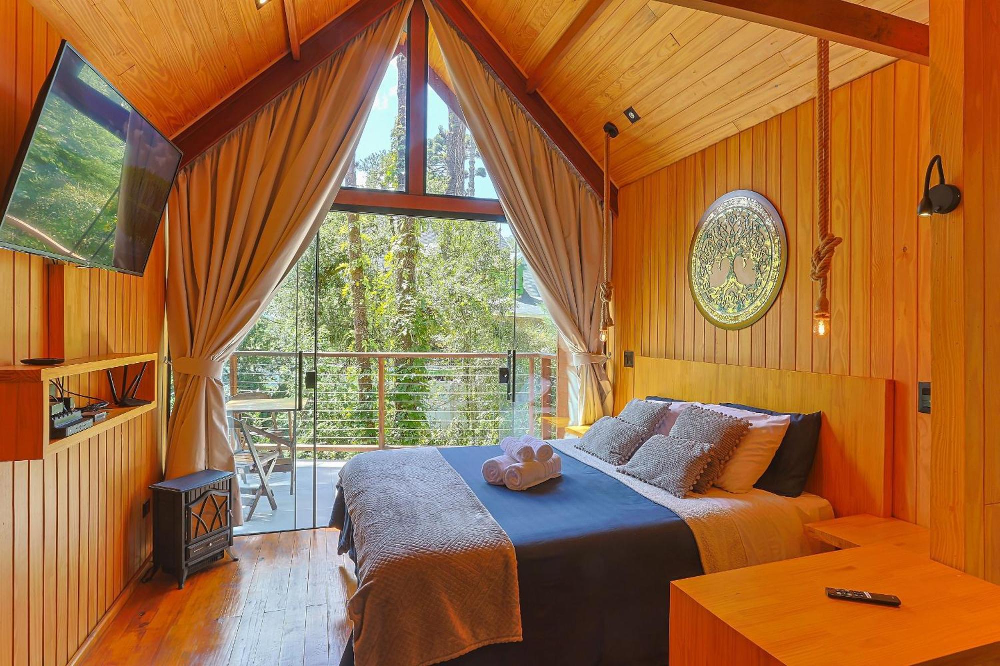 Cabana Suspensa Na Natureza - Regiao Turistica Кампус-ду-Жордау Экстерьер фото
